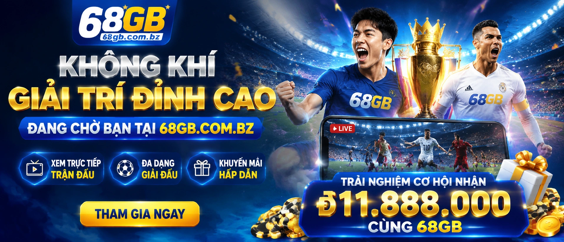 Bắn cá và casino trên 68GB